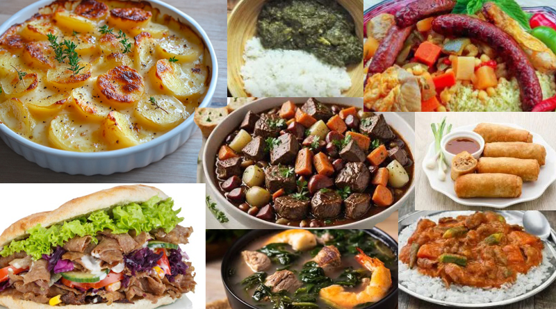 Les plats du monde